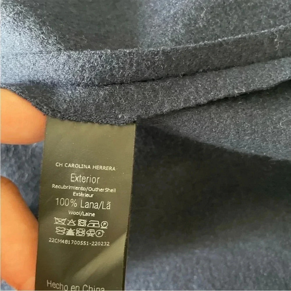 Carolina Herrera navy ruffle midi skirt - Picture 5 of 7